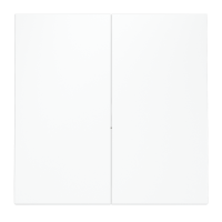 Клавиши для выключателяпереключателя двухклавишного, S70 белый матовый