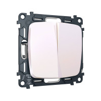 MO203030 Комплект механизма 2-клавишного перекрестного выключателя 10A-250V OMEGA Жемчуг QUANT OP2030, VM125 AMBRELLA VOLT