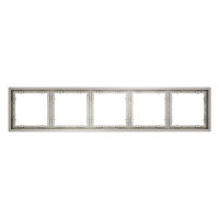 Рамка пластиковая VOLTUM S70 на 5 постов, (кашемир)