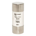 Вставка плавкая цилиндрическая ПВЦ 22х58 16А EKF pvc-22x58-16