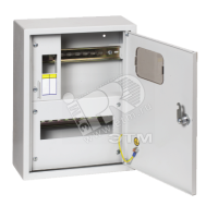 Щит учетно-распределительный навесной ЩУРн 3/18 с окном IP31 500х340х120 под электросчетчик