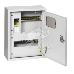Щит учетно-распределительный навесной ЩУРн 3/18 с окном IP31 500х340х120 под электросчетчик