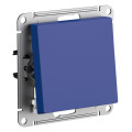 ATLASDESIGN 1-клавишный ПЕРЕКЛЮЧАТЕЛЬ, сх.6, 10АХ, механизм, АКВАМАРИН ATN001161