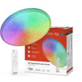Светильник светодиодный COMFORT MYSTERY-RGB 75Вт 3000-6500К 6000лм 230В 495х85мм с пультом ДУ IN HOME 4690612044637