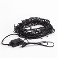 Гирлянда светодиодная Твинкл Лайт 10м 100LED мультиколор 10Вт 220-240В IP65 с контроллером 8 режимов провод ПВХ черн. Neon-Night 303-139