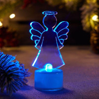 Фигура светодиодная Ангел 2D 10см 1LED RGB 0.1Вт IP20 на подставке элементы питания 3хAG13(LR44) (в компл.) Neon-Night 501-044