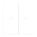 Клавиши для выключателя жалюзи, S70 (белый матовый)