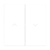 Клавиши для выключателя жалюзи, S70 (белый матовый)