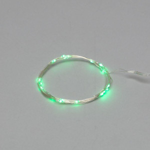 Гирлянда светодиодная Роса 2м 20LED зел. 2Вт 4.5В IP20 провод прозр. Neon-Night 303-008
