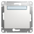 Выключатель одноклавишный кнопочный Schneider Electric GLOSSA, белый, GSL000119