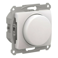 GLOSSA СВЕТОРЕГУЛЯТОР диммер поворотно-нажимной, LED, RC, 400Вт, механизм, ПЕРЛАМУТР GSL000623