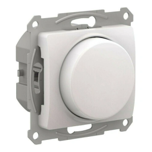 GLOSSA СВЕТОРЕГУЛЯТОР диммер поворотно-нажимной, LED, RC, 400Вт, механизм, ПЕРЛАМУТР GSL000623