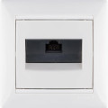 Механизм розетки информ. 1-м СП Valena RJ45 CAT.5E UTP на винтах бел. Leg 774238