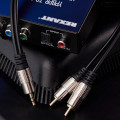 Шнур 3.5 Stereo Plug - 2RCA Plug 1.5м (GOLD) металл Rexant 17-4222