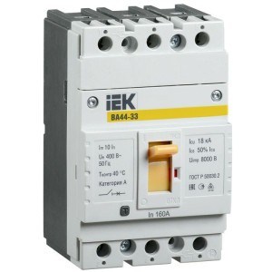 Автоматический выключатель IEK 3п 50А 15кА ВА44 33  SVA4410-3-0050