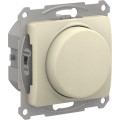 GLOSSA СВЕТОРЕГУЛЯТОР (диммер) поворотно-нажимной, LED, RC, 400Вт, механизм, БЕЖЕВЫЙ GSL000223