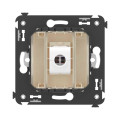 Розетка компьютерная 1-м СП Avanti Ванильная дымка RJ45 кат.5E без шторок механизм DKC 4405663