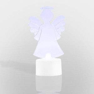 Фигура светодиодная Ангел 2D 10см 1LED RGB 0.1Вт IP20 на подставке элементы питания 3хAG13(LR44) (в компл.) Neon-Night 501-044
