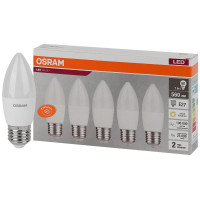 Лампа светодиодная LED Value LVCLB60 7SW/830 свеча матовая E27 230В 2х5 RU (уп.5шт) OSRAM 4058075578012