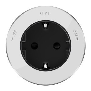 MULTITRACK Розетка 2КЗ круглая 16 А250 В БЕЛЫЙ MTK13001W