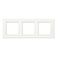 Рамка 3 поста Jung ECOPROFI DECO, белый, EPD483WW
