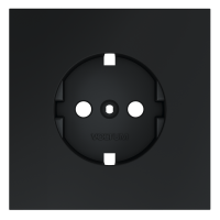 Накладка для розетки с заземлением, S70 (графит)