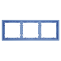 Рамка пластиковая VOLTUM S70 на 3 поста, (деним)