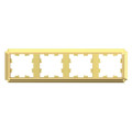 ATLASDESIGN ANTIQUE 4-постовая РАМКА, универсальная, ЗОЛОТО ATN101604