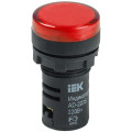 Лампа светосигнальная AD22DS d22мм 230В красн. KARAT IEK BLS10-ADDS-230-K04