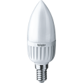 Лампа светодиодная 94 482 NLL-P-C37-5-230-4K-E14-FR 5Вт свеча 4000К нейтр. бел. E14 370лм 176-264В Navigator 94482