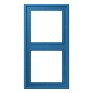 Рамка 2 поста Jung LS 990 LE CORBUSIER, bleu céruléen 31, LC98232030