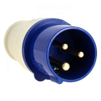 Вилка переносная 033 63А 2P+PE 220В IP67 EKF ps-033-63-220