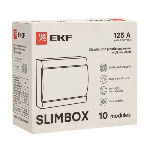 Щит ЩРН-П-10 SlimBox IP41 бел. дверца PROxima EKF sb-n-10w