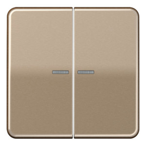 Клавиша двойная Jung CD 500, бронзовый, CD595KO5GB