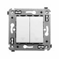 Кнопка 2-кл. СП Avanti Белое облако DKC 4400154