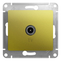 Розетка TV Schneider Electric GLOSSA, скрытый монтаж, фисташковый, GSL001093