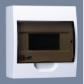 Корпус навесной ЩРН-П-8 20х18х10 8мод. IP41 пластик. DEKraft 31010DEK