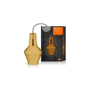 Потолочный светильник LEDVANCE 1906 CARVED PENDANT BOTTLE G OR Золотистый (без лампы) 4058075217188