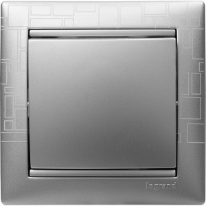 Механизм выключателя 1-кл. СП Valena 10А IP31 250В алюминий Leg 770101