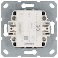 Jasmart Выключатель трехклавишный 10A 250V~ с накладкой, цвет Антрацит