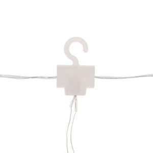 Гирлянда светодиодная Роса Светодиодный дождь 3х3м LED бел. 12Вт IP20 USB+пульт управления с крючками для крепления Neon-Night 315-885