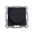 ATLASDESIGN СВЕТОРЕГУЛЯТОР (диммер) поворотно-нажимной, LED, RC, 400Вт, механизм, КАРБОН ATN001023