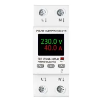 Реле напряжения ROSTOKELECTRO RE RVA-40A с ЖК-дисплеем 46-688