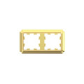 ATLASDESIGN ANTIQUE 2-постовая РАМКА, универсальная, ЗОЛОТО ATN101602