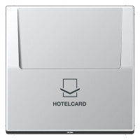Накладка на карточный выключатель Jung LS METAL, алюминий, AL2990CARD