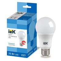 Лампа LED A80 шар 25Вт 230В 6500К E27 IEK LLE-A80-25-230-65-E27