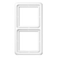 Рамка 2 поста Jung CD 500, белый, CD582WW