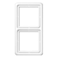 Рамка 2 поста Jung CD 500, белый, CD582WW
