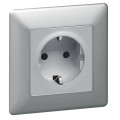 Механизм розетки 1-м СП Valena Inmatic 16А IP20 250В 2P защ. шторки безвинт. клеммы Leg 753016