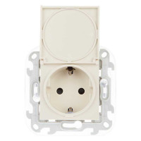Розетка 1-м СП Simon 24 16А IP44 2P+E Push&Go механизм сл. кость Simon 2420448-031